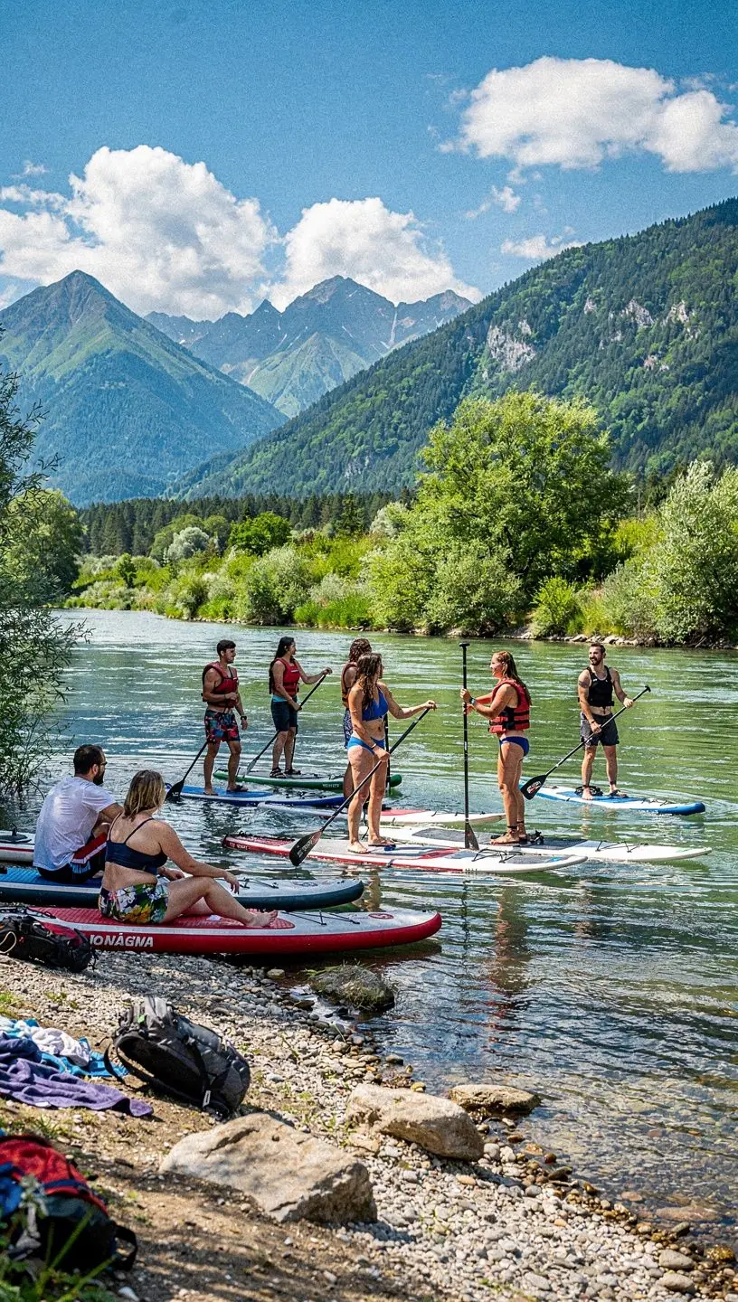 Local cuisine being served at a charming restaurant in a border village, emphasizing regional flavors.